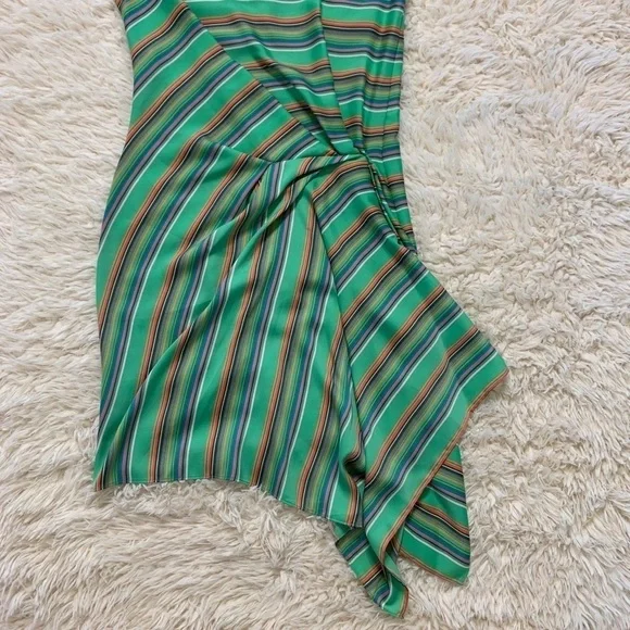 Rachel Rachel Roy Striped Handkerchief Hem Dress - Picture 7 of 15